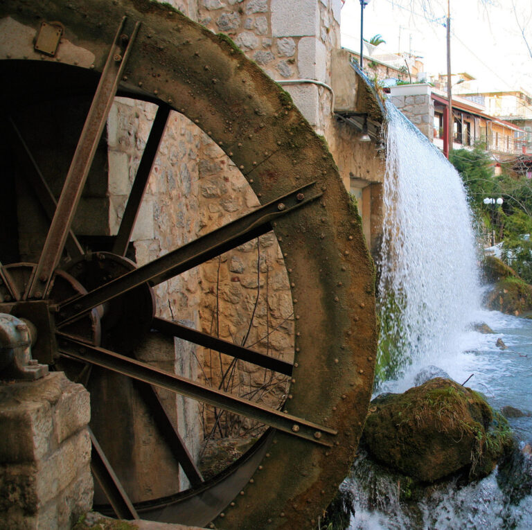 Η Έρκυνα και ο νερόμυλος στη Λιβαδειά